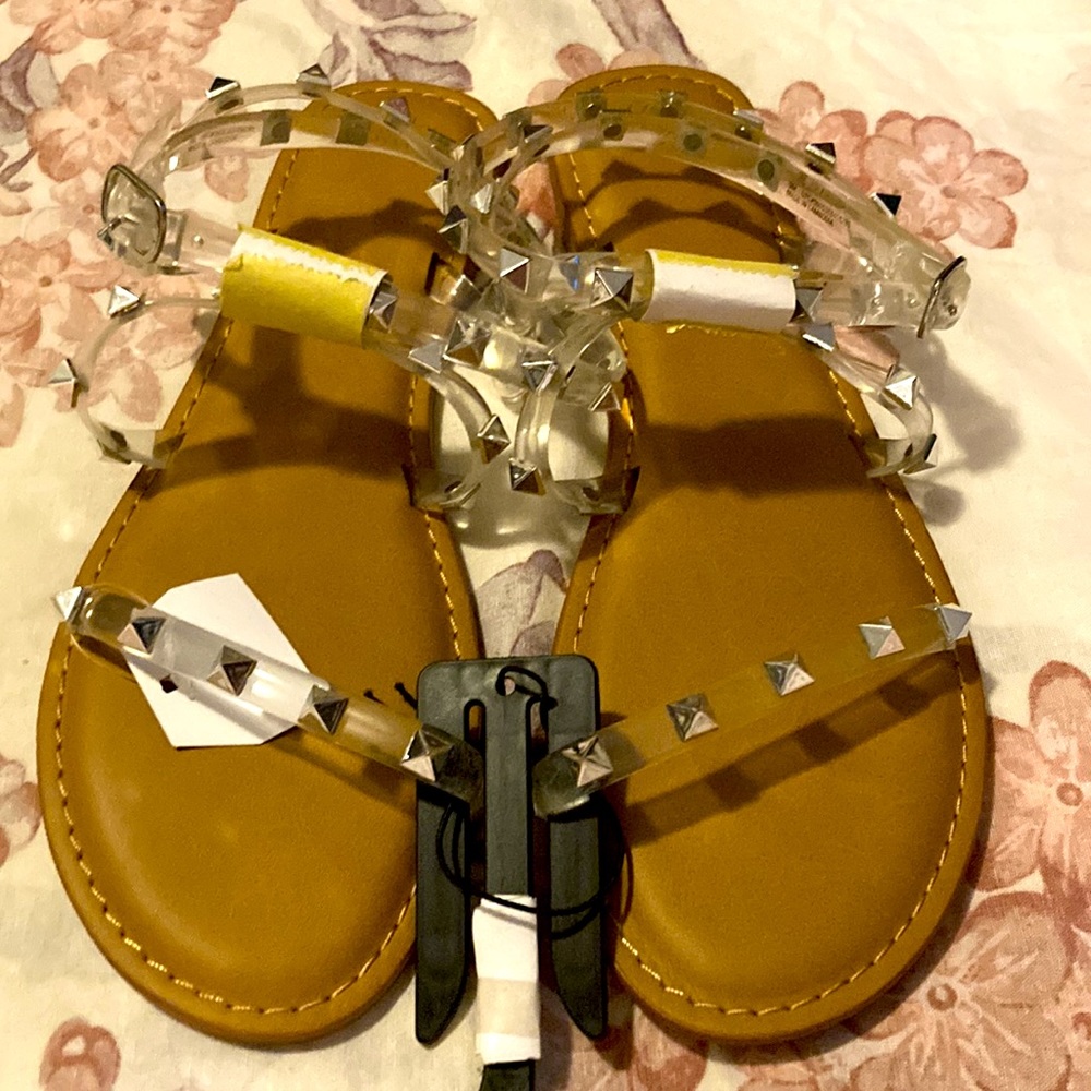 NEW Women’s Studded Strap Sandals – Edgy & Chic